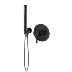 Set mitigeur de douche Oltens Molle 33100300, raccord coudé avec support Oltens Hvita 39304300, 37102300, 37200300