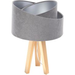 BPS Koncept Glamour lampe de table 1x60 W gris-bois-argenté 060S-013