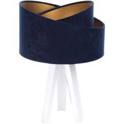 BPS Koncept Galaxy lampe de table 1x60 W blanc-doré-bleu 060S-044W