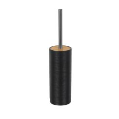 Kleine Wolke Kyoto brosse wc posé noir-bois 5079926856