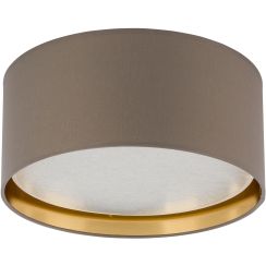 TK Lighting Bilbao plafonnier 4x15 W doré-beige 4404
