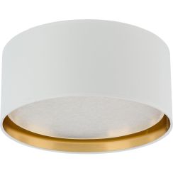 TK Lighting Bilbao plafonnier 4x15 W blanc-doré 3379