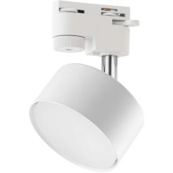 TK Lighting Tracer lampe pour rail collecteur 1x10 W blanc-chrome 4397