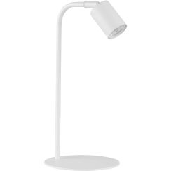 TK Lighting Logan lampe de bureau 1x10 W blanc 5490
