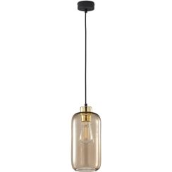 TK Lighting Marco lampe suspendue 1x15 W noir-marron 3314