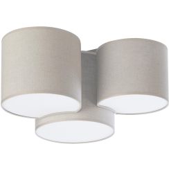 TK Lighting Mona plafonnier 3x15 W beige 6591