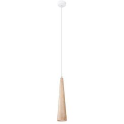 Sollux Lighting Sula lampe suspendue 1x40 W blanc-bois SL.1100
