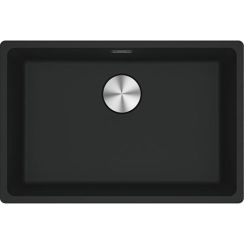 Franke Maris évier en granit 62x40 cm noir 125.0687.256