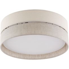 TK Lighting Eco plafonnier 3x15 W blanc-gris-beige 5775