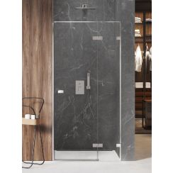 New Trendy Avexa porte de douche 120 cm à ouverture basculante chrome brillant/verre transparent EXK-1450