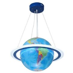 Abigali Glob lampe suspendue 1x48 W bleu-multicolore GLOB