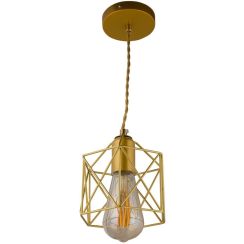 Abigali Gold Cage lampe suspendue 1x40 W doré PLA-E27