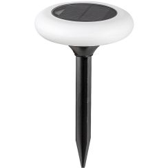 Rabalux Haiti lampe solaire sur pied 1x0.6 W noir-laiteux 7069