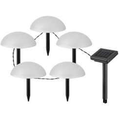 Rabalux Treppio lampe encastrée au sol 5x1 W blanc-noir 77008