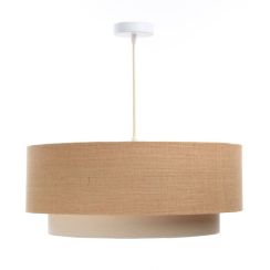 BPS Koncept Boho lampe suspendue 1x60 W crème-beige 061-090-40