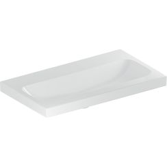 Geberit iCon lavabo 75x42 cm rectangulaire de meuble-à poser blanc 501.842.00.8