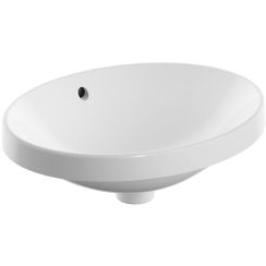 Geberit Variform lavabo 50x40 cm ovale encastrée blanc 500.709.00.2