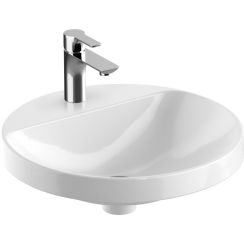 Geberit Variform lavabo 48x48 cm ronde encastrée blanc 500.707.01.2