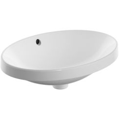 Geberit Variform lavabo 55x40 cm ovale encastrée blanc 500.717.00.2