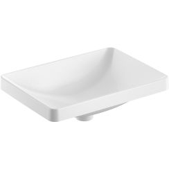 Geberit Variform lavabo 55x40 cm rectangulaire encastrée blanc 500.738.00.2