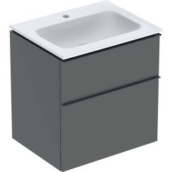 Geberit iCon lavabo avec meuble 60 cm anthracite 502.331.JK.1