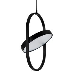 Moosee Spinner lampe suspendue 1x19 W noir-laiteux MSE010100315
