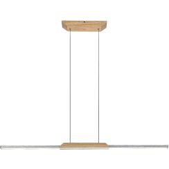 Rabalux Tamur lampe suspendue 1x26 W blanc-bois 72084