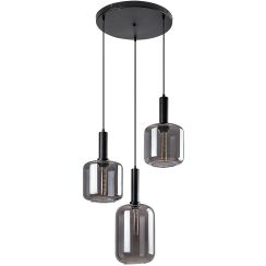 Rabalux Lissandra lampe suspendue 3x40 W noir 72103