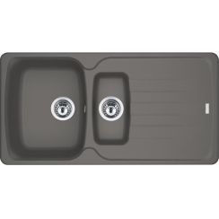 Franke Antea évier en granit 97x50 cm gris/graphite/onyx 114.0676.235