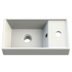 Strama Gizo lavabo 40x22 cm rectangulaire de meuble-à poser blanc 99.03.040