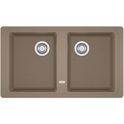 Franke Basis évier en granit 86x50 cm marron 114.0676.267