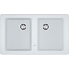 Franke Basis évier en granit 86x50 cm blanc 114.0676.270