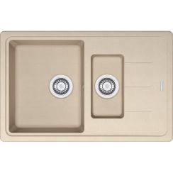 Franke Basis évier en granit 78x50 cm beige 114.0676.279