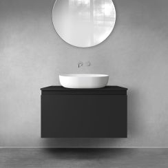 Set armoire Oltens Vernal 60014300, plan de travail suspendu Oltens Vernal 63005300