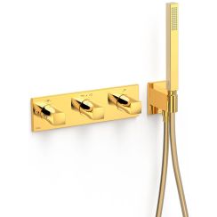 Tres B-System mitigeur bain-douche encastrée oui doré 30725301OR