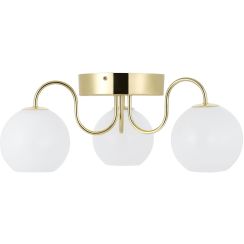 Nordlux Franca plafonnier 3x40 W blanc-laiton 2312506035