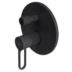 FDesign Zaffiro mitigeur bain-douche encastrée noir FD1-ZFR-7P-22