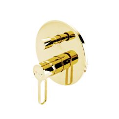 FDesign Zaffiro mitigeur bain-douche encastrée doré FD1-ZFR-7P-55