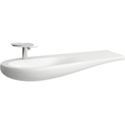 Laufen Il Bagno Alessi lavabo 120x50 cm de meuble blanc H8149734001091