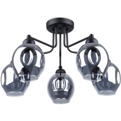 Sollux Lighting Fillan plafonnier 5x60 W noir SL.1145