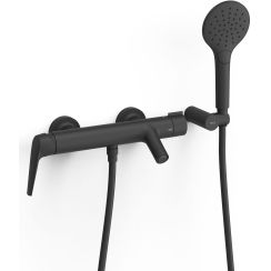 Tres Fuji mitigeur bain-douche murale noir 28117001NM