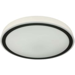 Light Prestige Vegas plafonnier 1x24 W noir LP-550/1CM4BK