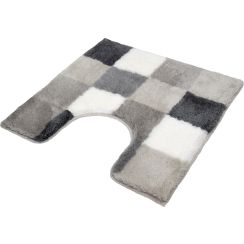 Kleine Wolke Caro tapis de bain 55x55 cm sous WC gris 5426179129