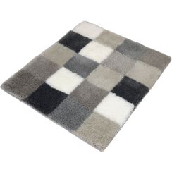 Kleine Wolke Caro tapis de bain 65x55 cm rectangulaire gris 5426179539