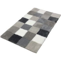 Kleine Wolke Caro tapis de bain 150x85 cm rectangulaire gris 5426179453