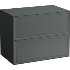 Laufen The New Classic meuble avec plan de travail 77.5x45.5x60 cm sous-lavabo suspendu gris H4060160856271