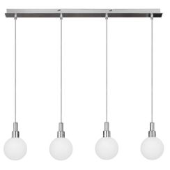Candellux Maldus lampe suspendue 4x40 W blanc-chrome 34-01474