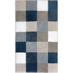 Kleine Wolke Caro tapis de bain 105x60 cm rectangulaire blanc-gris-beige-marron-noir-mélange de couleurs 5426783382