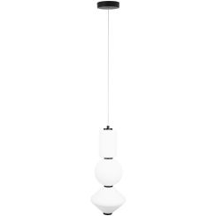 MaxLight Akiko lampe suspendue 1x23 W blanc-noir P0468