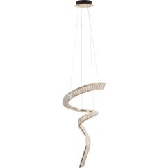MaxLight Charme lampe suspendue 1x60 W doré-cristal P0477